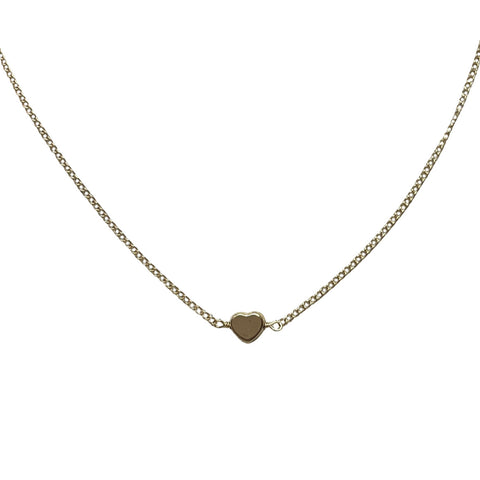 Tiny Heart Necklace - Gold