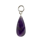 Amethyst Teardrop Charm