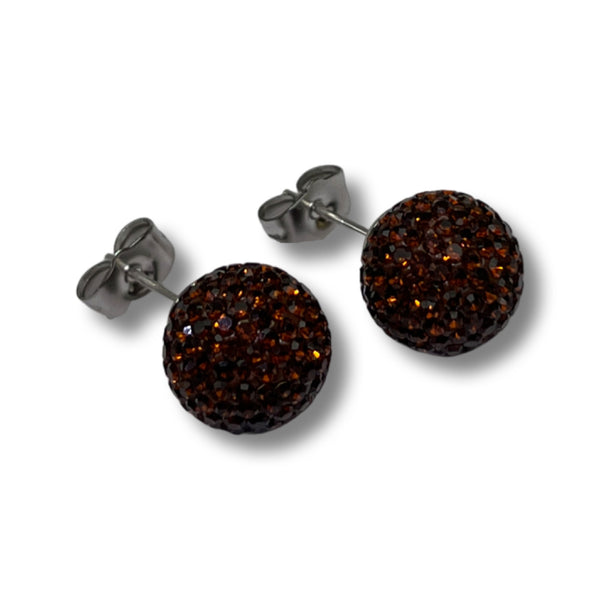 Chocolate Shimmer Studs