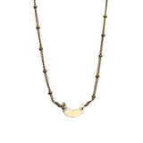 Moon Choker Necklace Gold