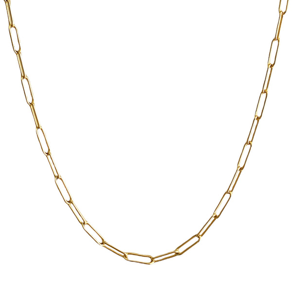 Paperclip Necklace - Gold