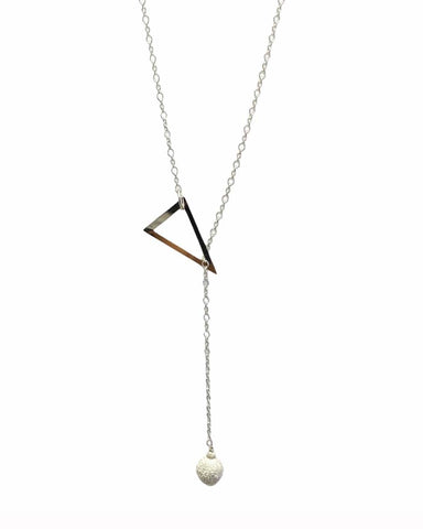 Lariat Necklace - Silver