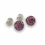 Mauve June Shimmer Studs