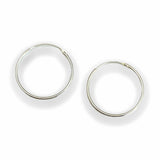 Medium Hoops Silver