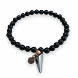 Onyx Rose Gold Bracelet