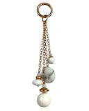 Howlite Rose Gold Charm