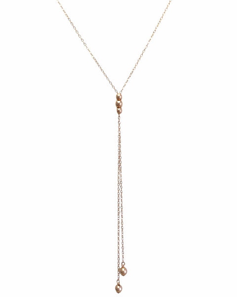 Rose Gold Lasso Necklace