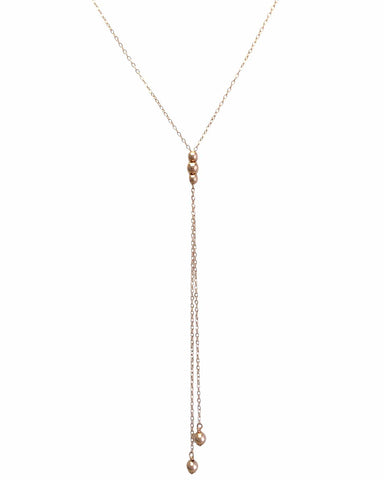 Rose Gold Lasso Necklace