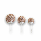 Rose Gold Shimmer Studs