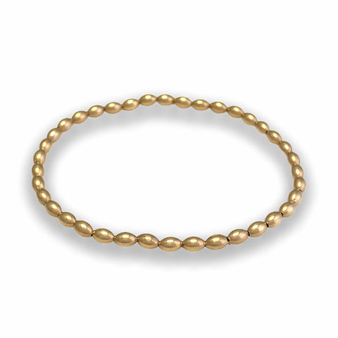 Small Oval Gold Bracelet