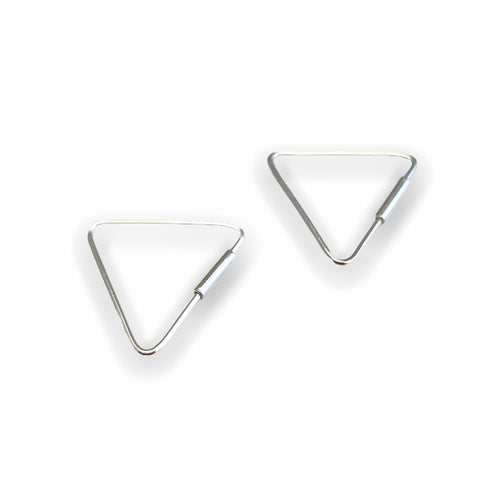 Mini Triangle Hoop Earrings