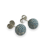 Blue Opal Shimmer Studs