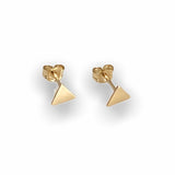 Triangle Studs Gold