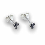 Tiny Cactus Studs Silver