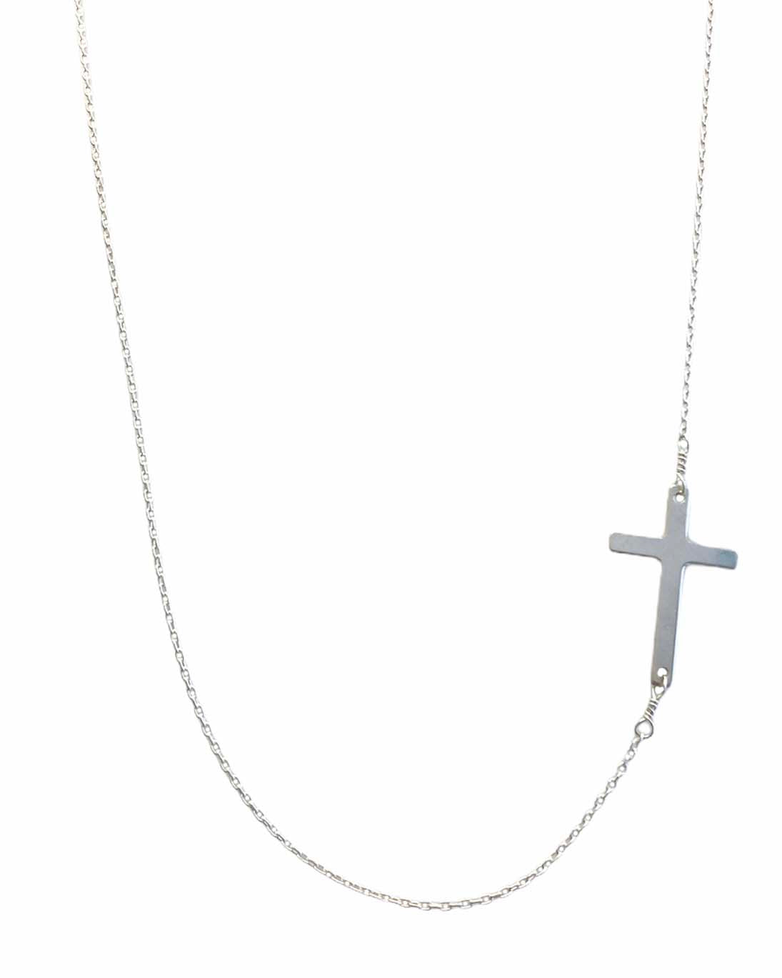 【最終値下げ】ohtnyc CRYSTAL CROSS NECKLACE CRYSTAL CROSS NECKLACE – OHTNYC