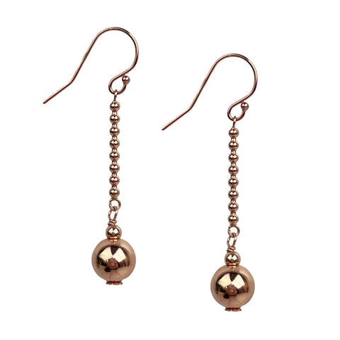 Soothing Rose Gold Earrings 20% Off